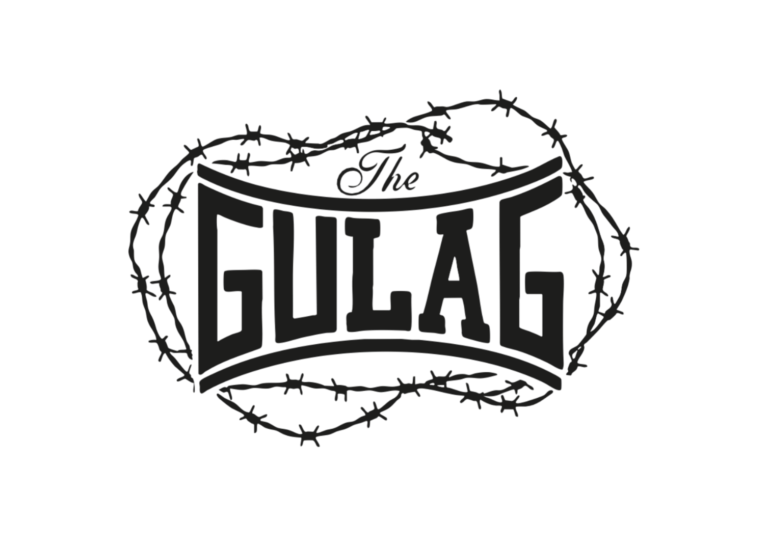 Logo The Gulag negro sin fondo